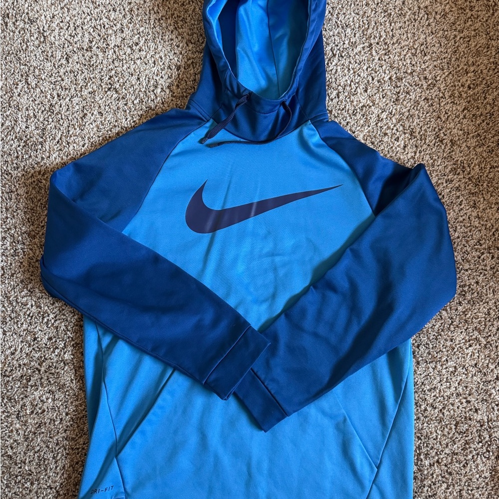 Nike Two-Tone Blue Hoodie